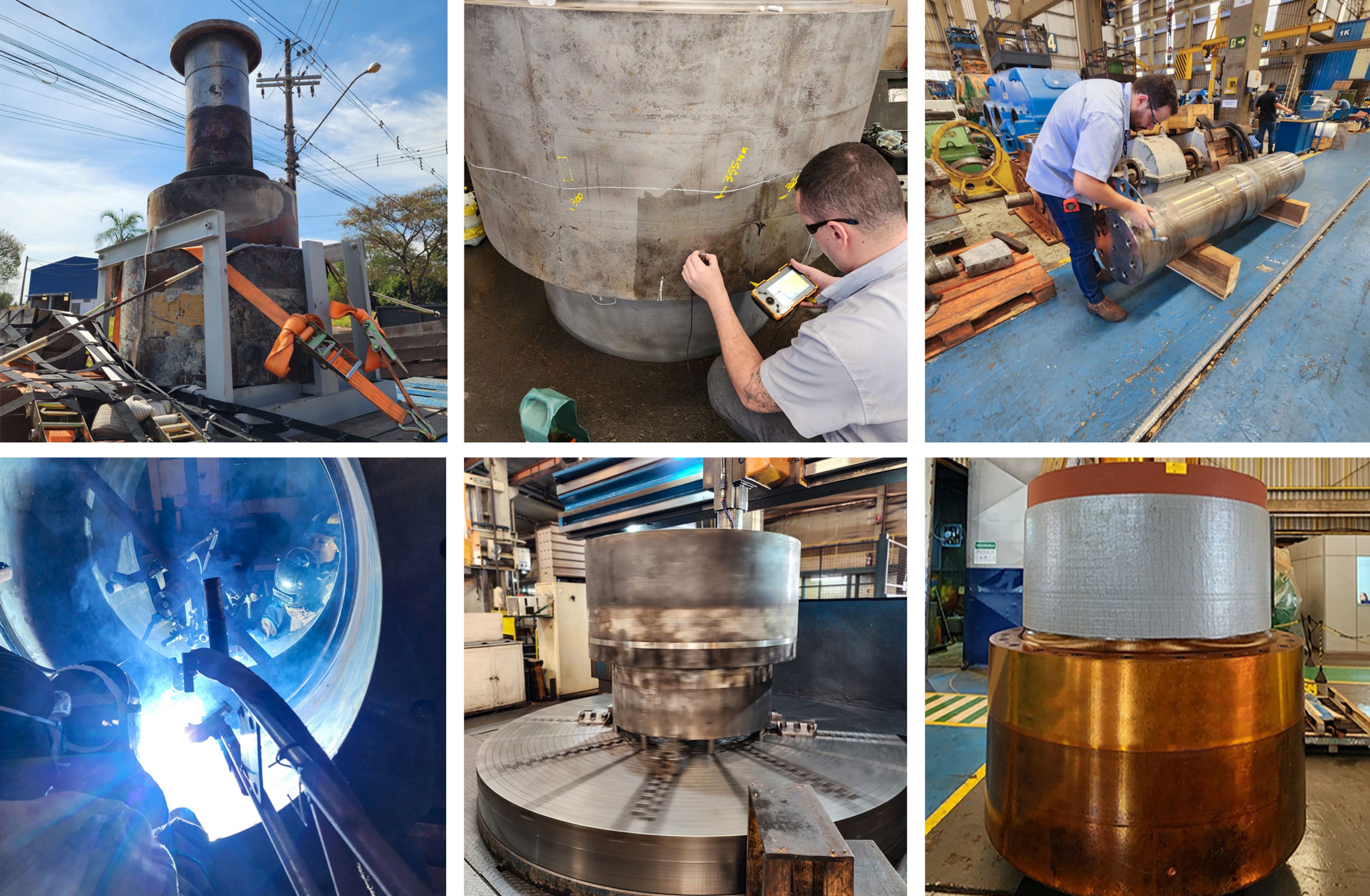 Roller rebuild service for OK, ATOX and FRM Mills - Maintenance of products.