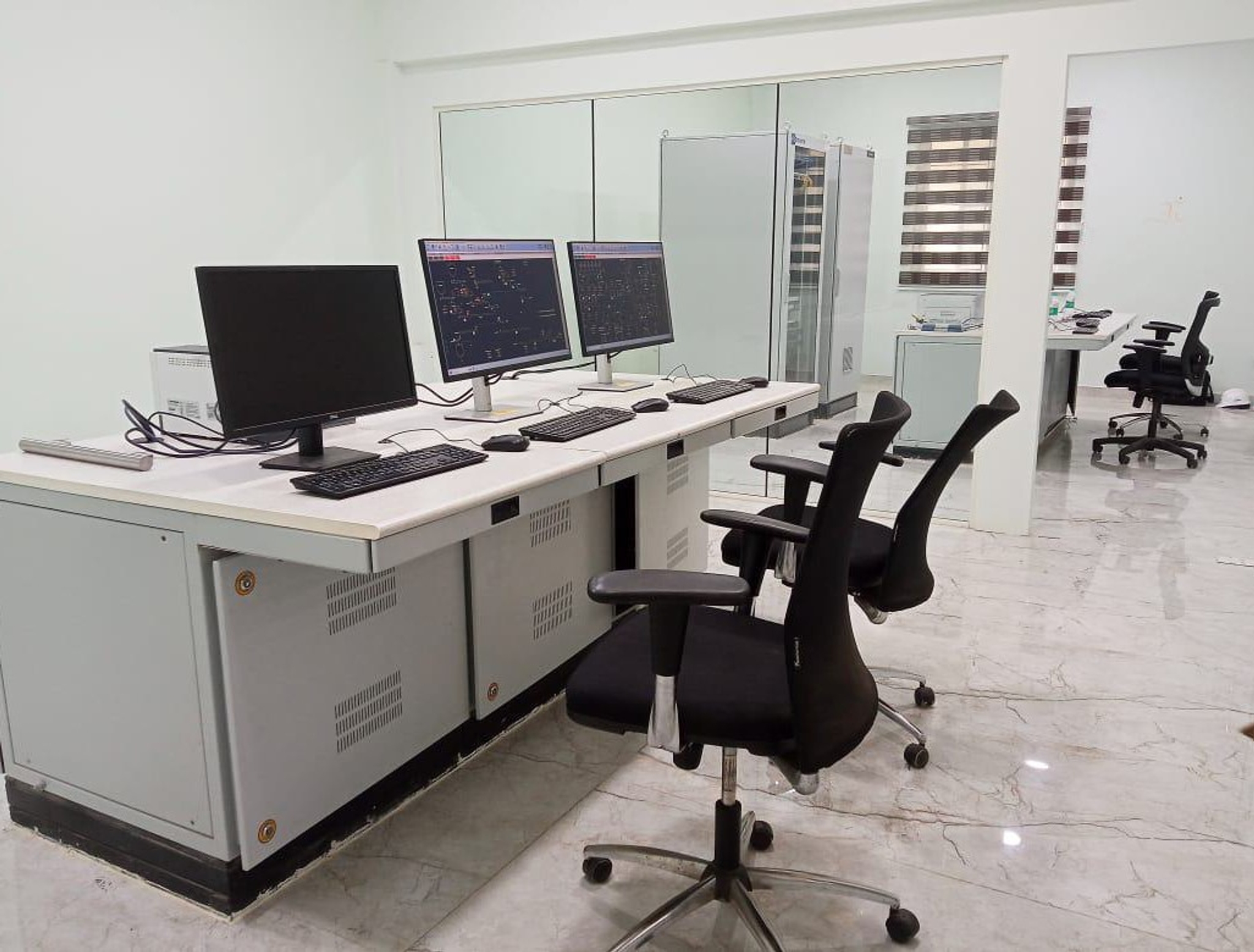 Control room at Ramco Cement