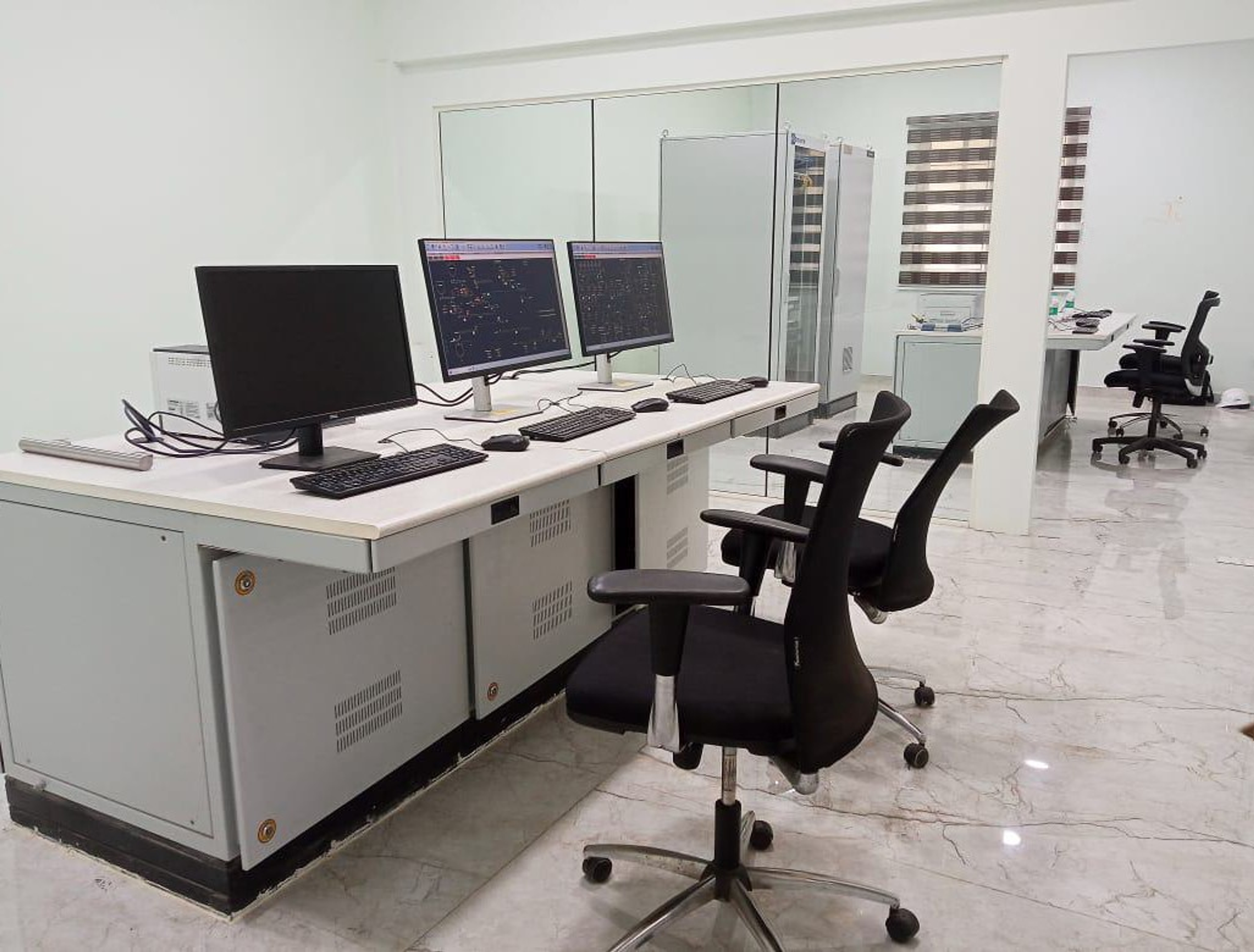 Control room at Ramco Cement