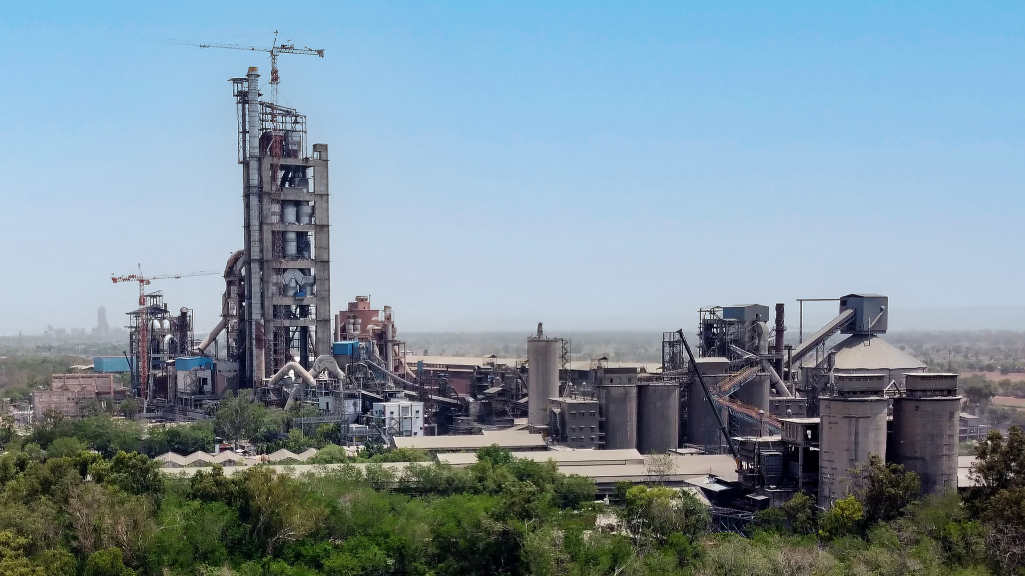 JK Cement plant in Nimbahera, Rajasthan (India) 