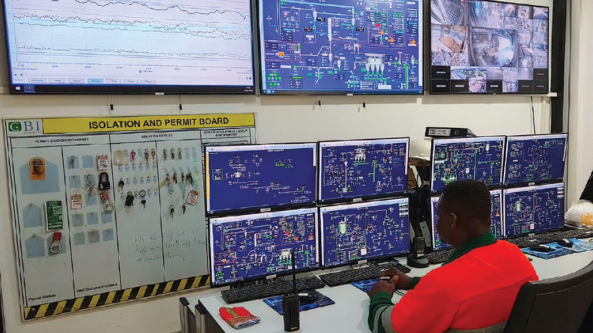 CBI Ghana control room