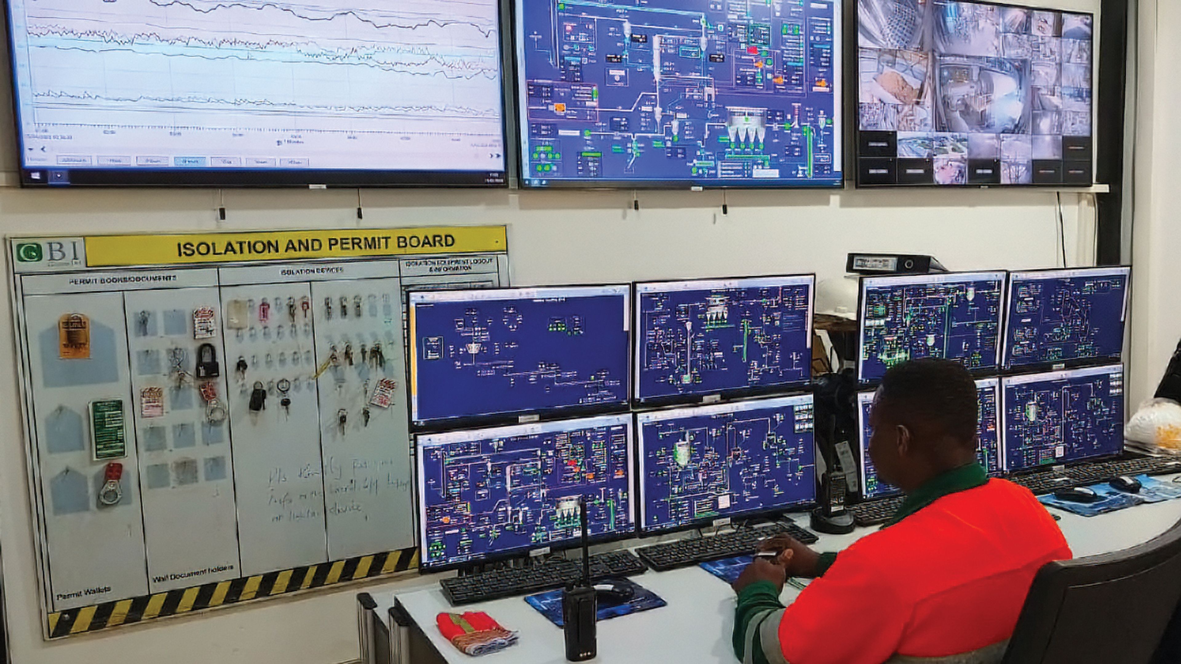 CBI Ghana control room