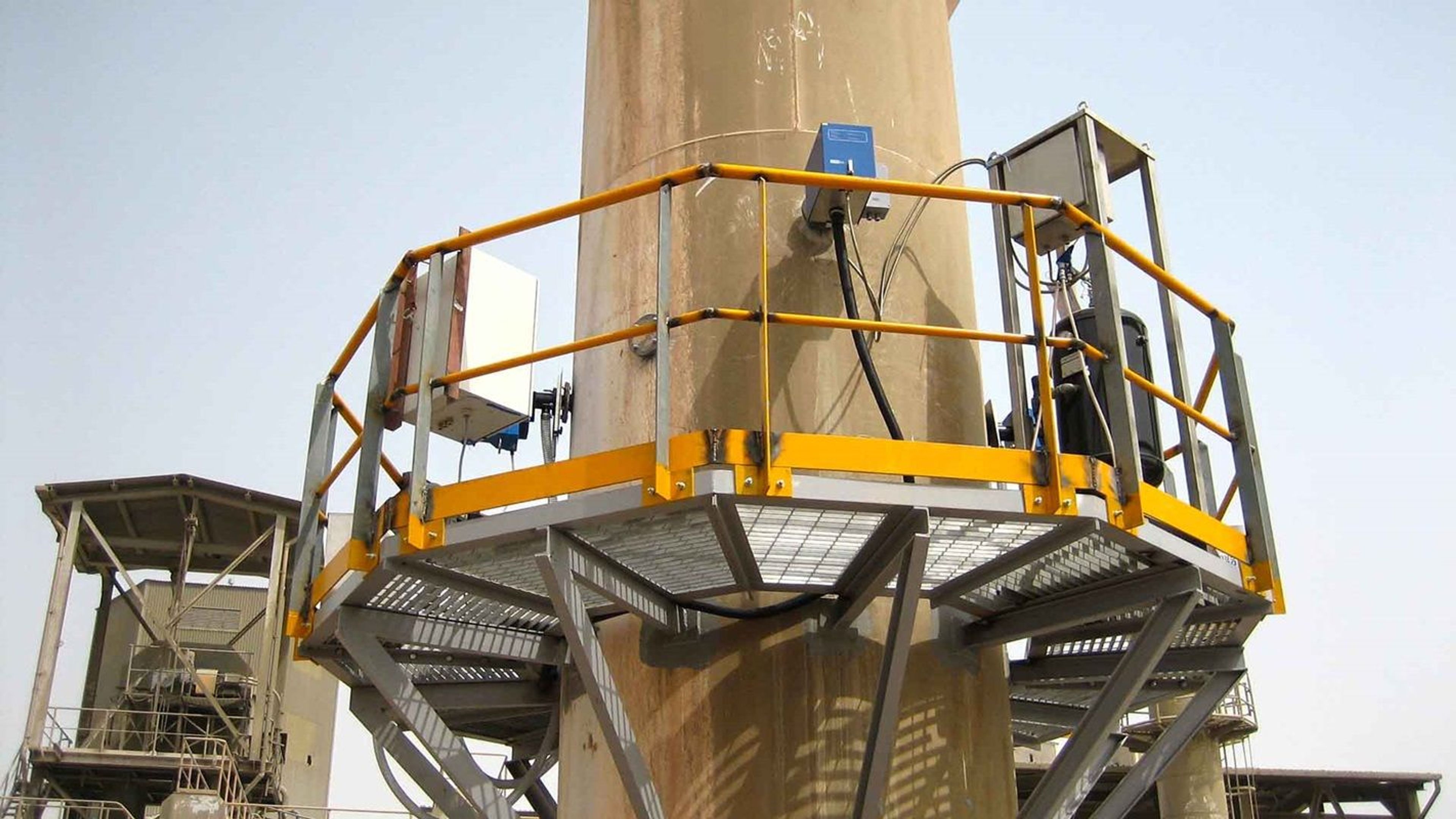 Emission equipment on site